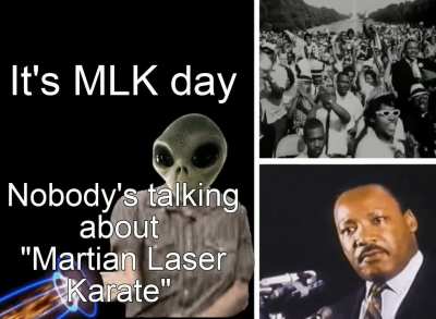 Martian Laser Karate