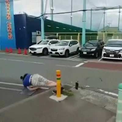 Didn't quite stick the landing
