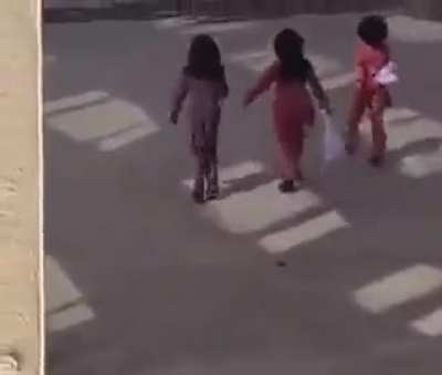 Little girls shouting "Woman, Life, Freedom" what now ayatollah?
