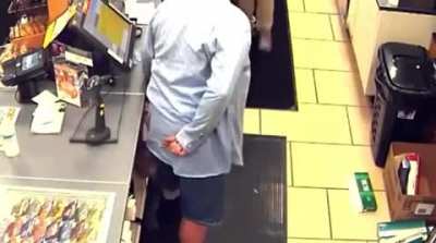 armed robbery... with a slim jim???