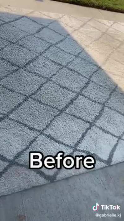 How to clean your old dirty rug