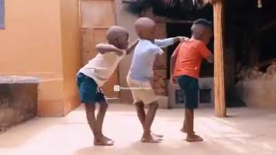 Kids In Uganda Showing Off Their Dance Skills