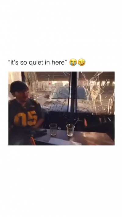 It's so quiet in here