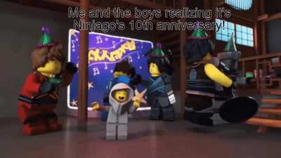 Happy 10th Anniversary Ninjago! You were one of the best shows ever!