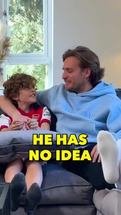 his reaction
