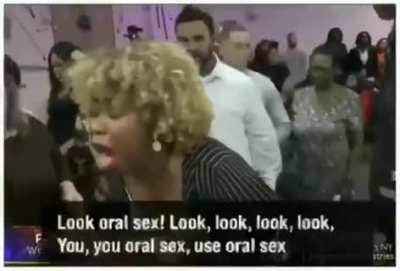 Pastor trying to exorcise a demon from a womans genitals