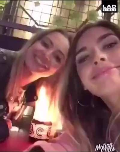 HMC while I take a selfie on fire