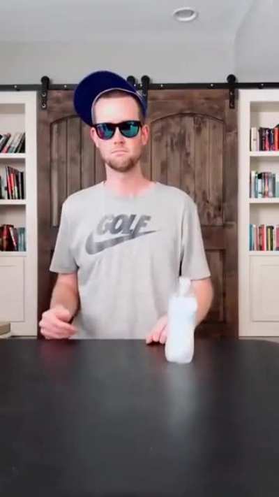 Working the magic.. trick shot...