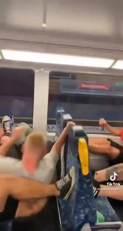 Watch the guy's knee on the left hand side