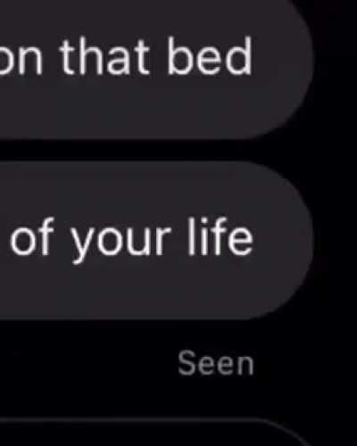 billie actually saw the message