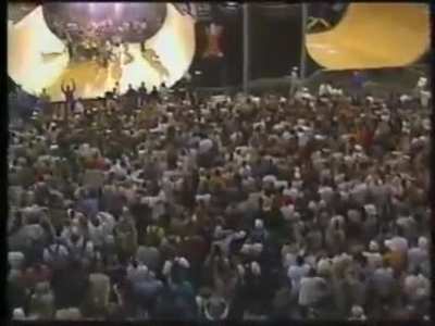 the legendary Tony Hawk nailing the 900 that made history back in the 99' X Games.
