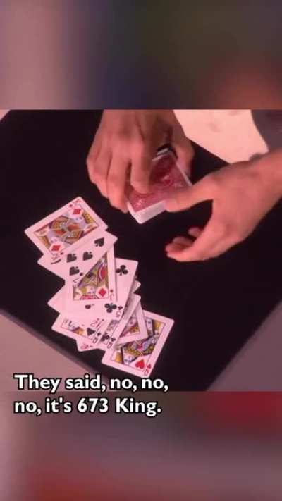 Story telling using a deck of cards