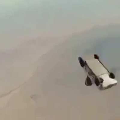 Skydiving with a car