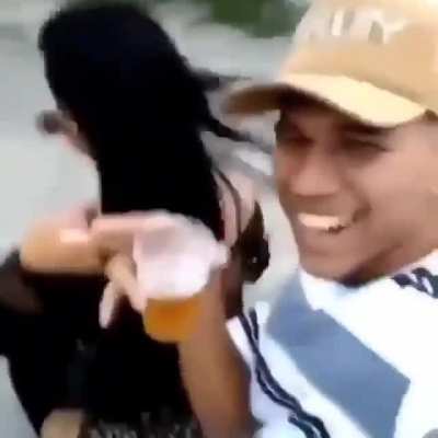 WCGW drive "while" drinking and making a video
