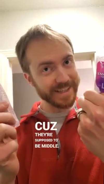 Left tampon right tampon? ???‍♂️