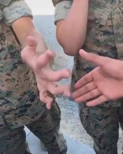 Backwards handshake
