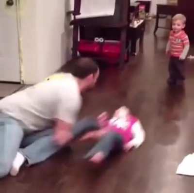 The joys of being a parent, or uncle.