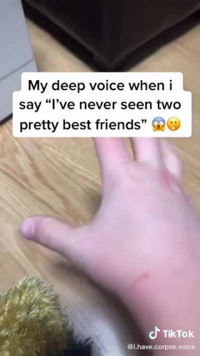 He sounds constipated bruh