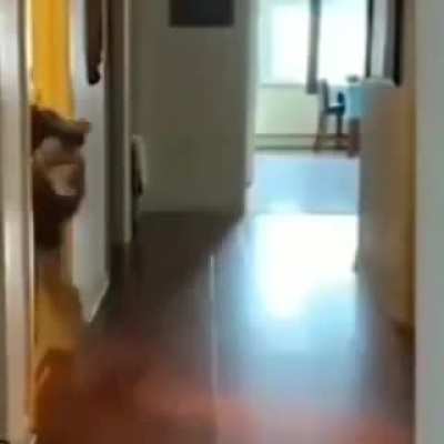 Waiting for the bathroom to be free