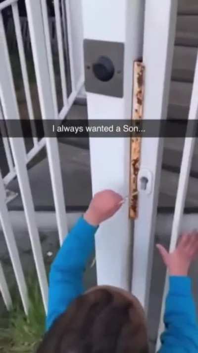 Kids with keys