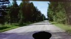 Shadows on a Russian road