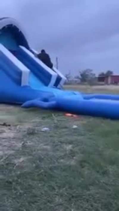 WCGW if I climb this water slide
