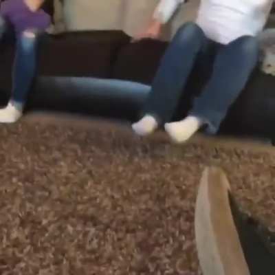 Bet he wasn't expecting for that one.