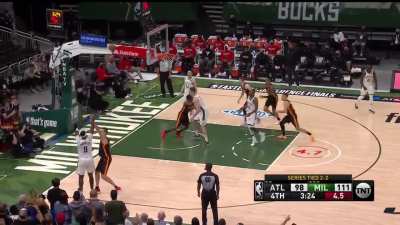 [Highlight] BP hits a corner three to get a career playoff high of 22
