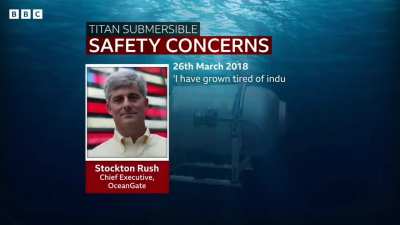 "I have grown tired of industry players who try to use a safety argument to stop innovation and new entrants from entering their small market. Since Guillermo and I started OceanGate we have heard the baseless cries of 'you are going to kill someone's way