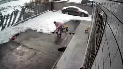 Nearly got the yard cleared dear
