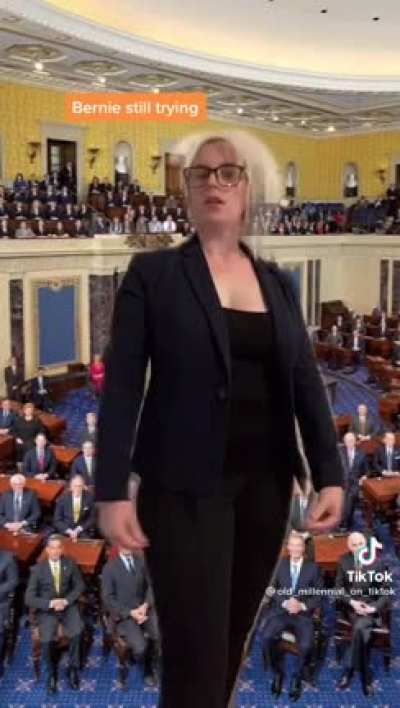The Senate Floor out here serving!