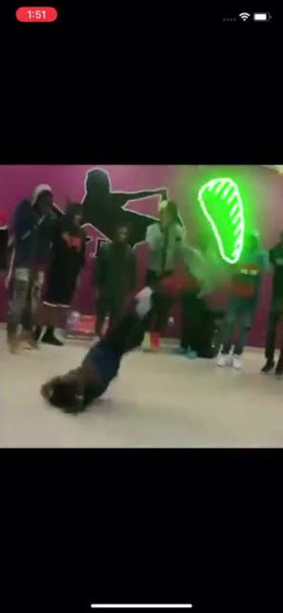 To bad I can’t dance like this?