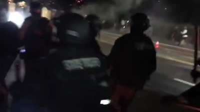 Guy lights himself on fire