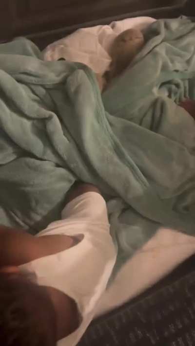 One of the twins wouldn't stop crying