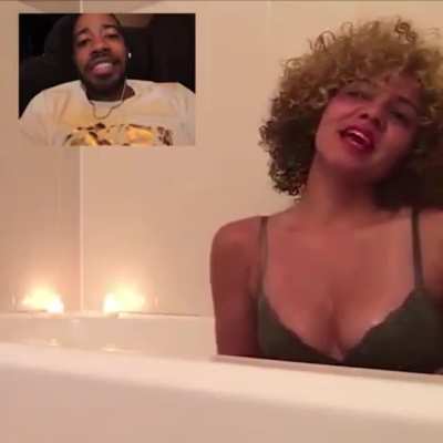 Facetime flirting with bae in the bath is ?