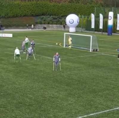 One legged football