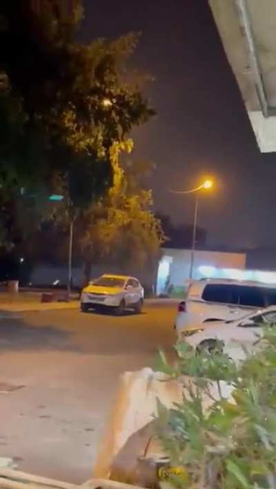 Video of a CRam shooting down a missle fired at the U.S. embassy in Iraq. The sound alone of this weaponry has been compared to "God yelling at you". The shot down rocket nearly lands too close for comfort, but the subsequent explosion was mitigated by be