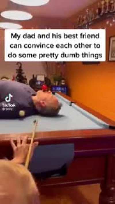 To do a trick shot