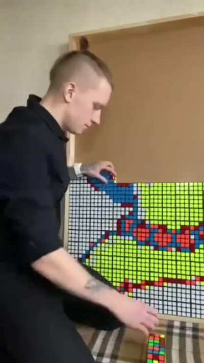 The skill and patience required to do this!