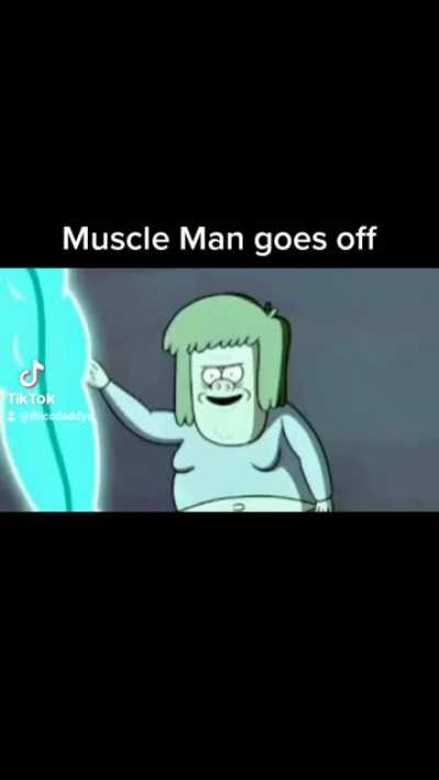 Muscle man spitting fire ?