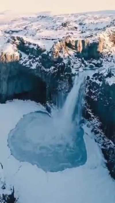 ? One of the most inaccessible waterfalls in Iceland is Aldeyjarfoss.