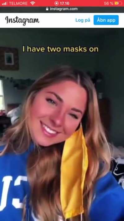 She sure isn’t taking any changes with that virus