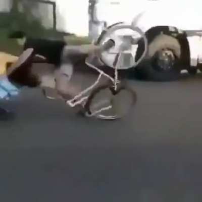 Almost stoppie