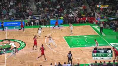 [Highlight] Marcus Smart tries to counter "walking the dog" up the court but comes up short vs Fred VanVleet