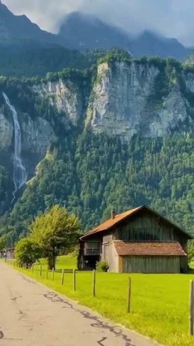 ? Waterfall in Switzerland ?