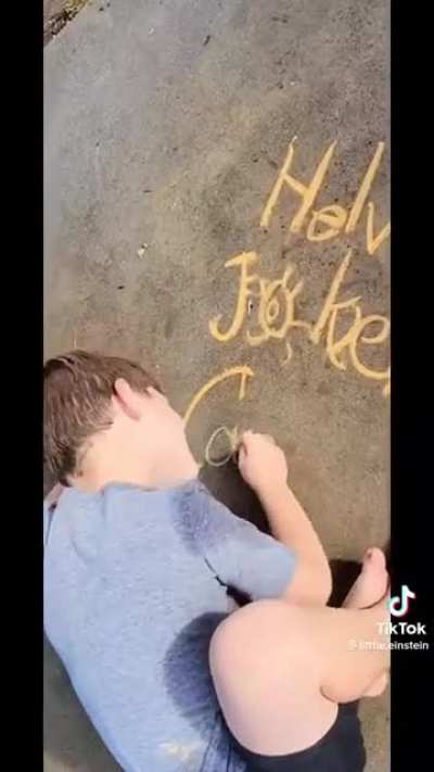 Young boy with autism can write any font from Word