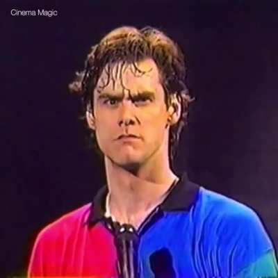 Jim Carrey’s impression of Clint Eastwood.