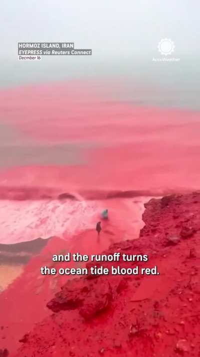 ?Blood red ocean tide - Iran?