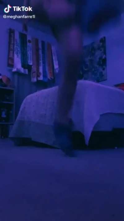 Hitting your toe with the bed