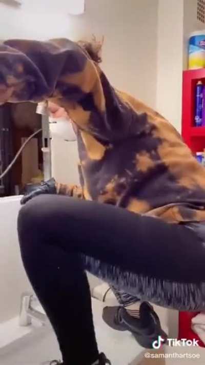 What’s behind her NYC Apartment bathroom?